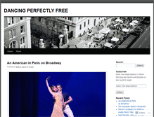 Tablet Screenshot of dancingperfectlyfree.com